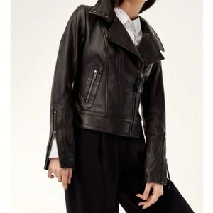 Mackage lambskin leather jacket
